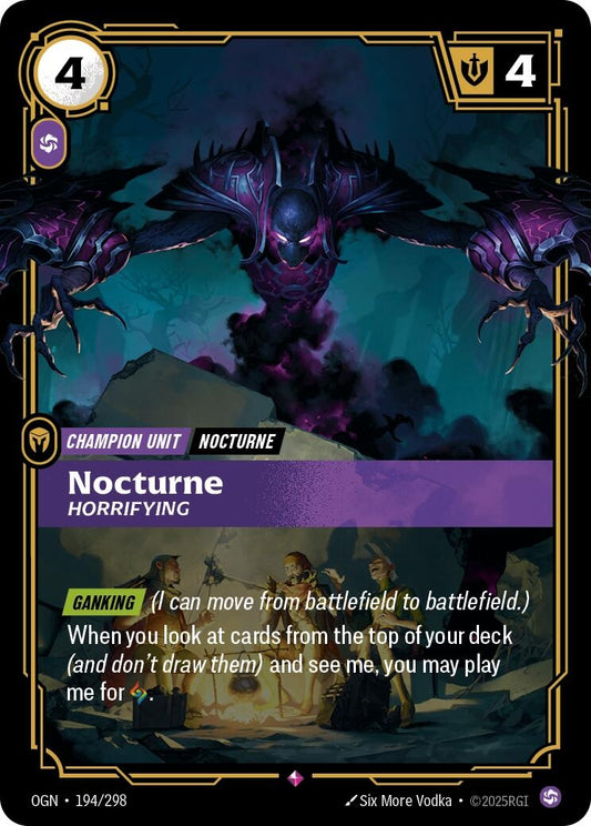 Image for Nocturne - Horrifying [194/298] - Riftbound: League of Legends Trading Card Game