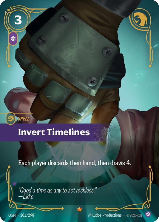 Image for Invert Timeline [201/298] - Riftbound: League of Legends Trading Card Game