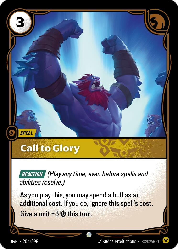 Image for Call to Glory [207/298] - Riftbound: League of Legends Trading Card Game