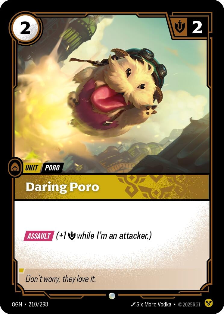 Image for Daring Poro [210/298] - Riftbound: League of Legends Trading Card Game