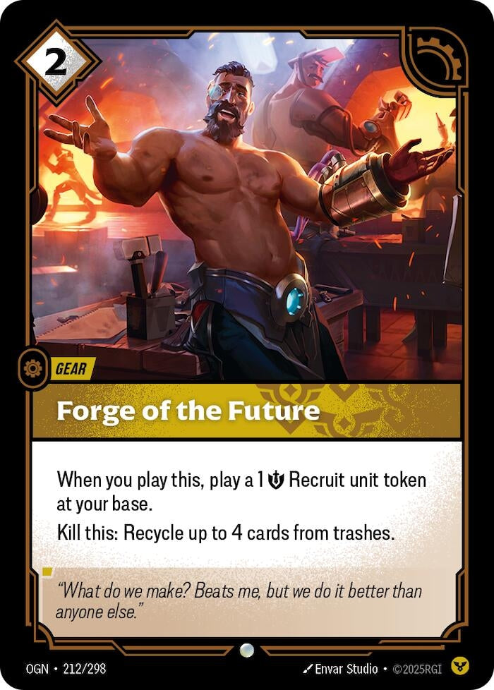 Image for Forge of the Future [212/298] - Riftbound: League of Legends Trading Card Game