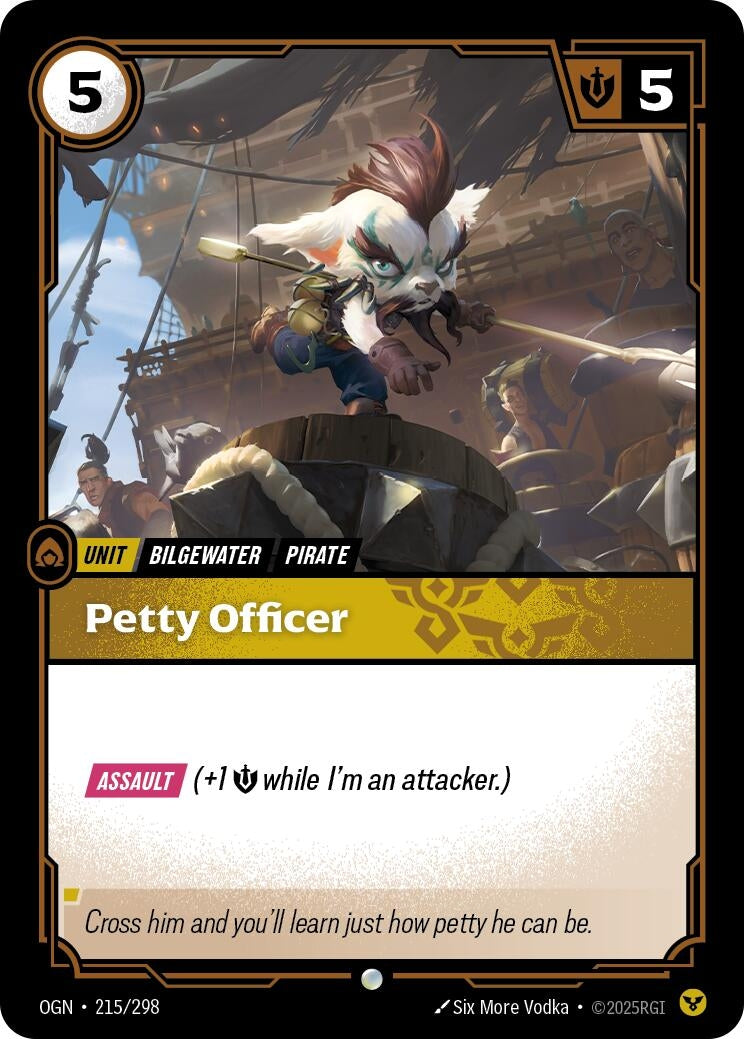 Image for Petty Officer [215/298] - Riftbound: League of Legends Trading Card Game