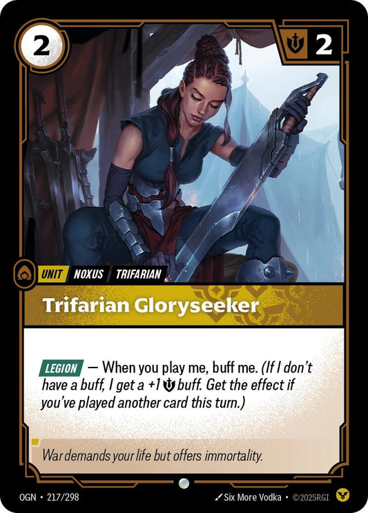 Image for Trifarian Gloryseeker [217/298] - Riftbound: League of Legends Trading Card Game