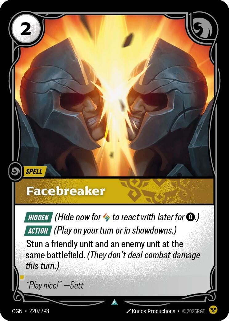 Image for Facebreaker [220/298] - Riftbound: League of Legends Trading Card Game