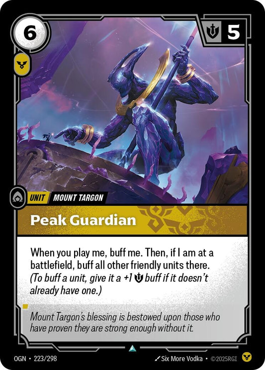 Image for Peak Guardian [223/298] - Riftbound: League of Legends Trading Card Game