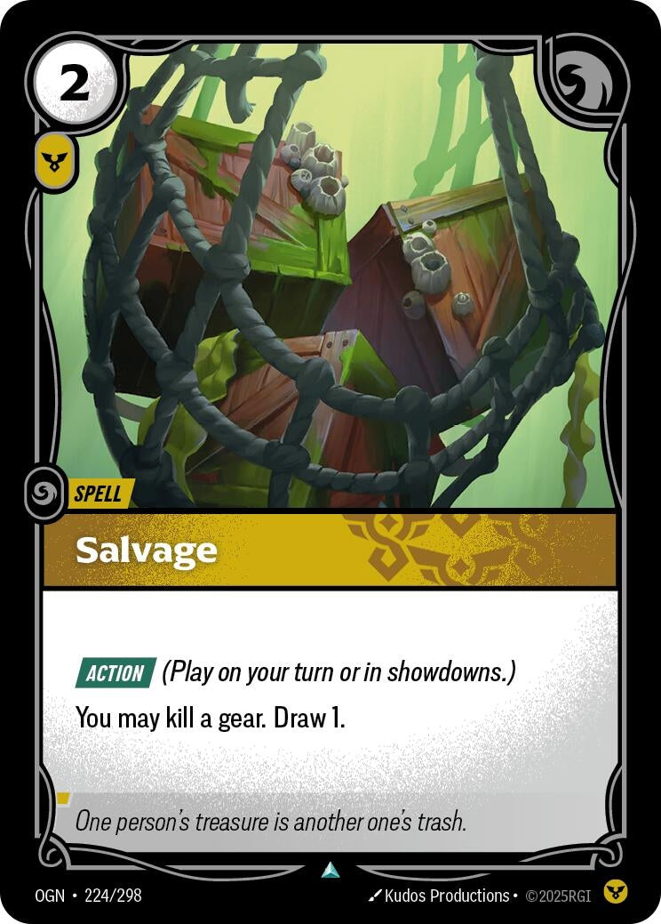 Image for Salvage [224/298] - Riftbound: League of Legends Trading Card Game