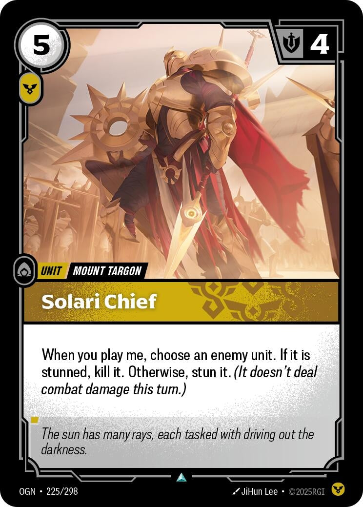 Image for Solari Chief [225/298] - Riftbound: League of Legends Trading Card Game