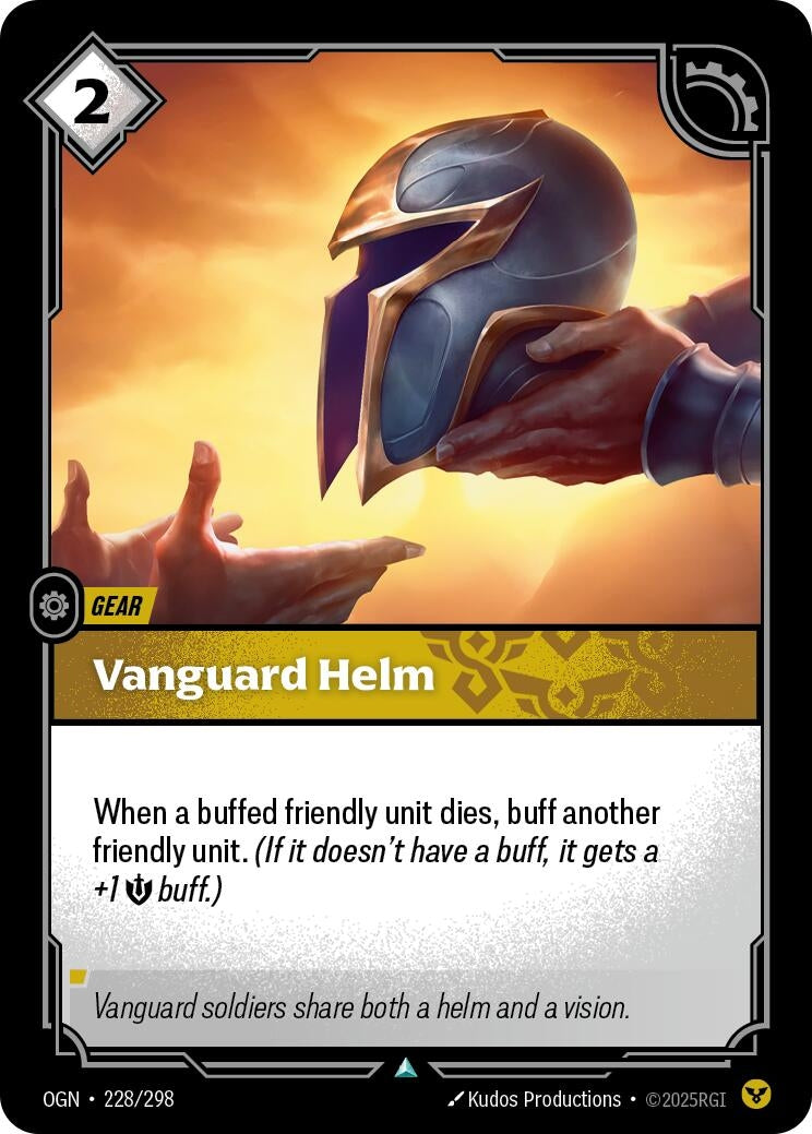 Image for Vanguard Helm [228/298] - Riftbound: League of Legends Trading Card Game