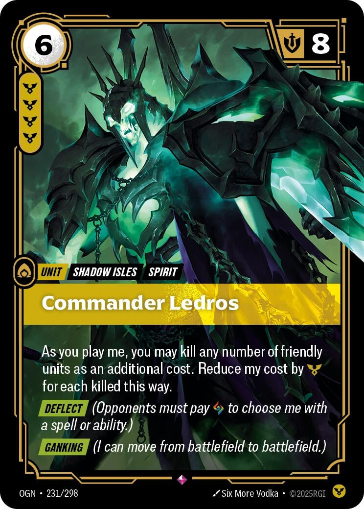 Image for Commander Ledros [231/298] - Riftbound: League of Legends Trading Card Game