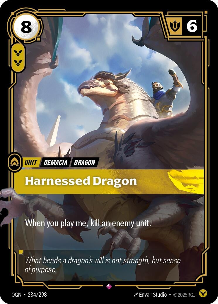 Image for Harnessed Dragon [234/298] - Riftbound: League of Legends Trading Card Game
