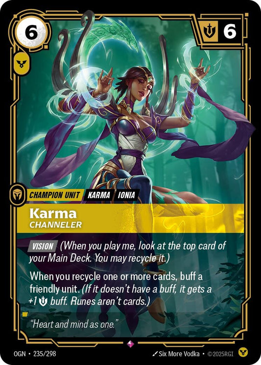 Image for Karma - Channeler [235/298] - Riftbound: League of Legends Trading Card Game