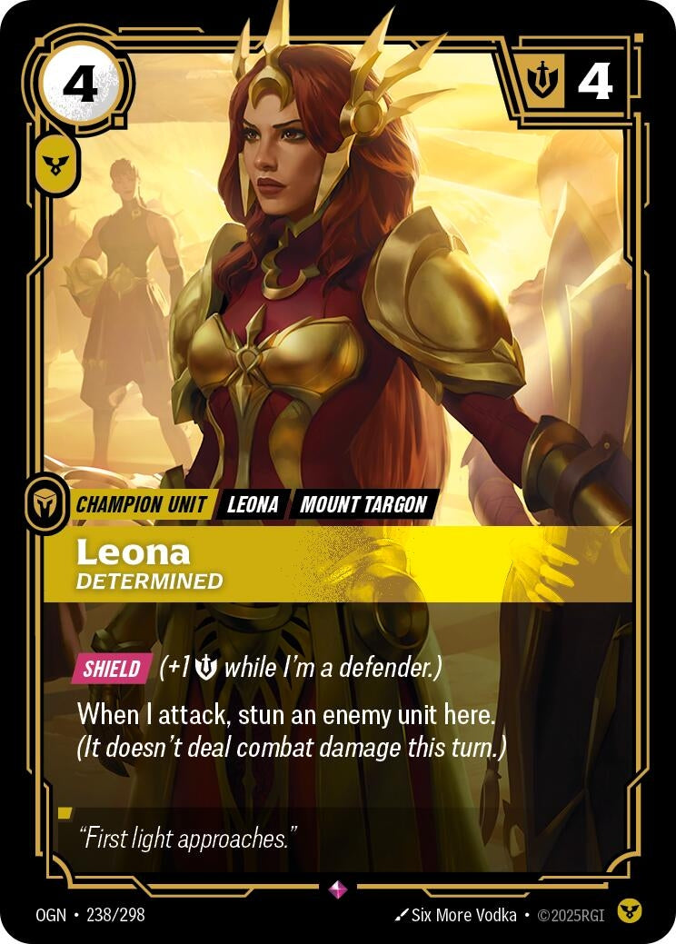 Image for Leona - Determined [238/298] - Riftbound: League of Legends Trading Card Game
