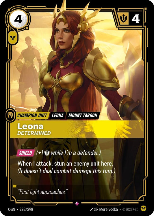 Image for Leona - Determined [238/298] - Riftbound: League of Legends Trading Card Game