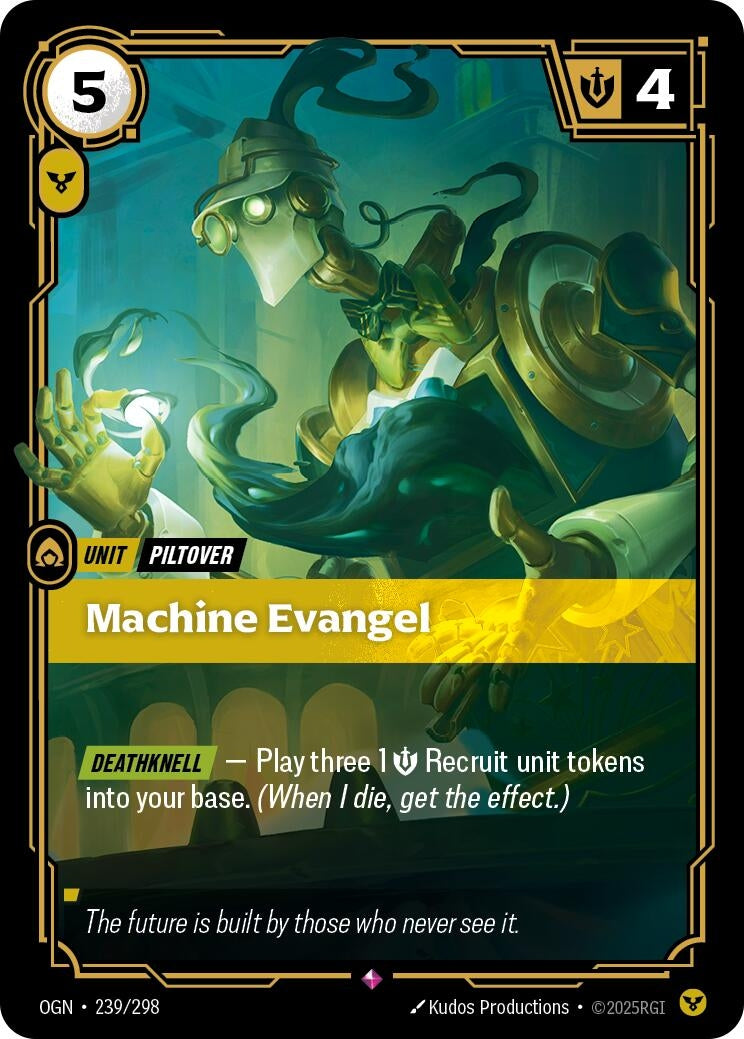 Image for Machine Evangel [239/298] - Riftbound: League of Legends Trading Card Game