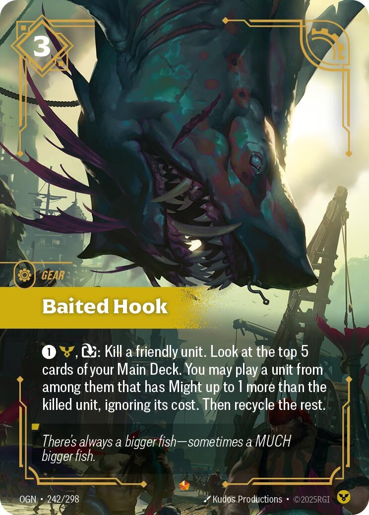 Image for Baited Hook [242/298] - Riftbound: League of Legends Trading Card Game