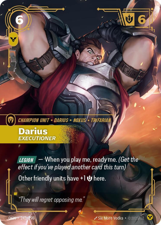 Image for Darius - Executioner [243/298] - Riftbound: League of Legends Trading Card Game