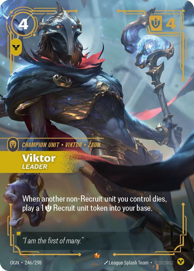 Image for Viktor - Leader [246/298] - Riftbound: League of Legends Trading Card Game
