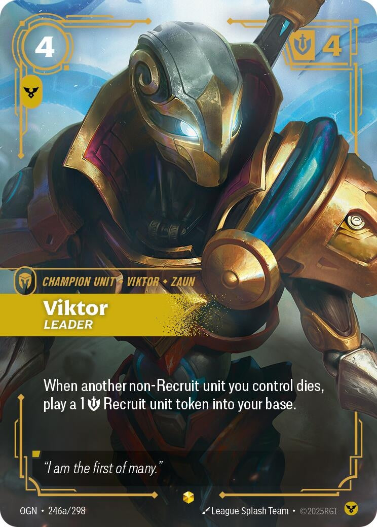 Image for Viktor - Leader (Alternate Art) [246a/298] - Riftbound: League of Legends Trading Card Game