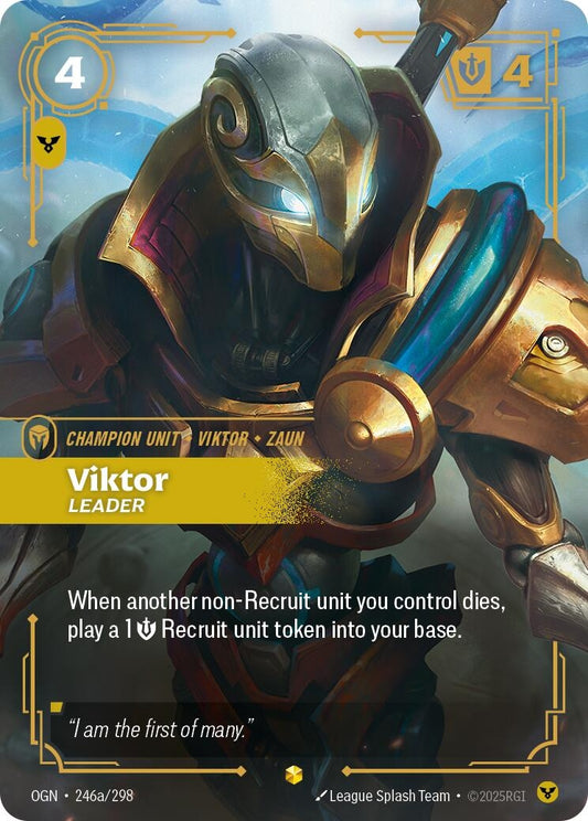 Image for Viktor - Leader (Alternate Art) [246a/298] - Riftbound: League of Legends Trading Card Game