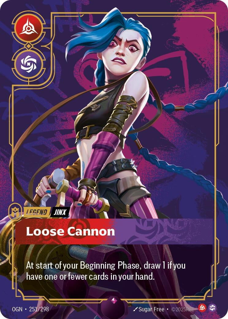 Image for Jinx - Loose Cannon [251/298] - Riftbound: League of Legends Trading Card Game