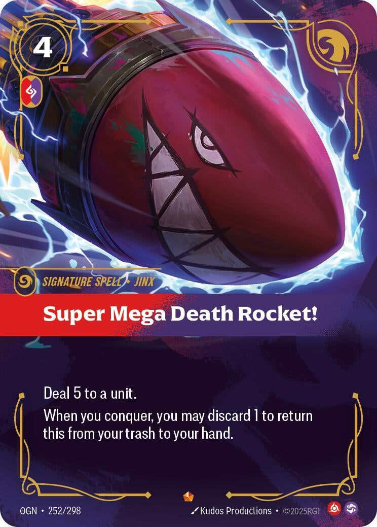 Image for Super Mega Death Rocket! [252/298] - Riftbound: League of Legends Trading Card Game