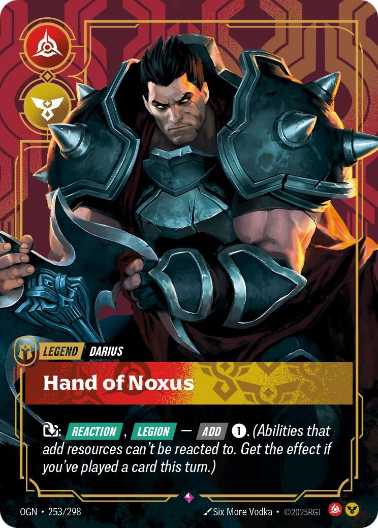 Image for Darius - Hand of Noxus [253/298] - Riftbound: League of Legends Trading Card Game