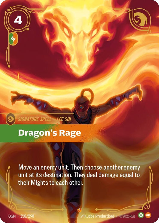 Image for Dragon's Rage [258/298] - Riftbound: League of Legends Trading Card Game