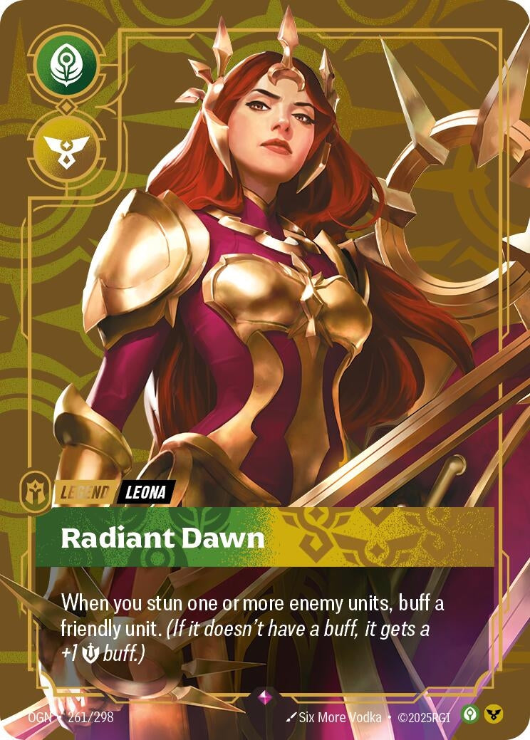 Image for Leona - Radiant Dawn [261/298] - Riftbound: League of Legends Trading Card Game