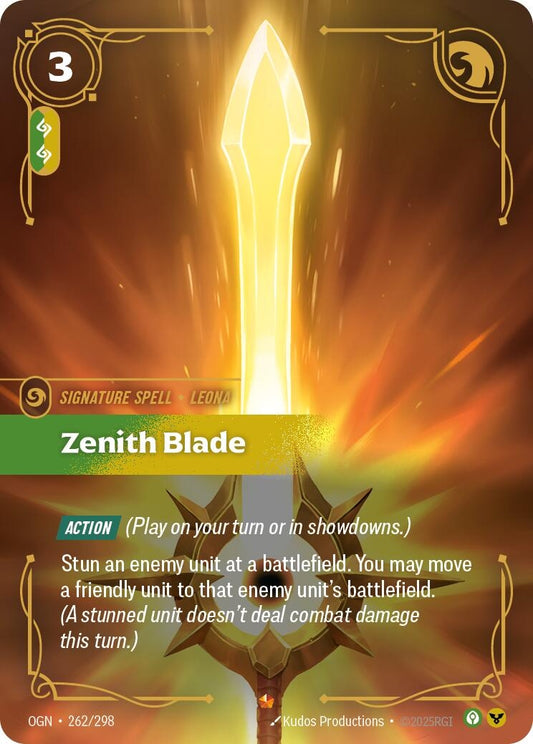 Image for Zenith Blade [262/298] - Riftbound: League of Legends Trading Card Game