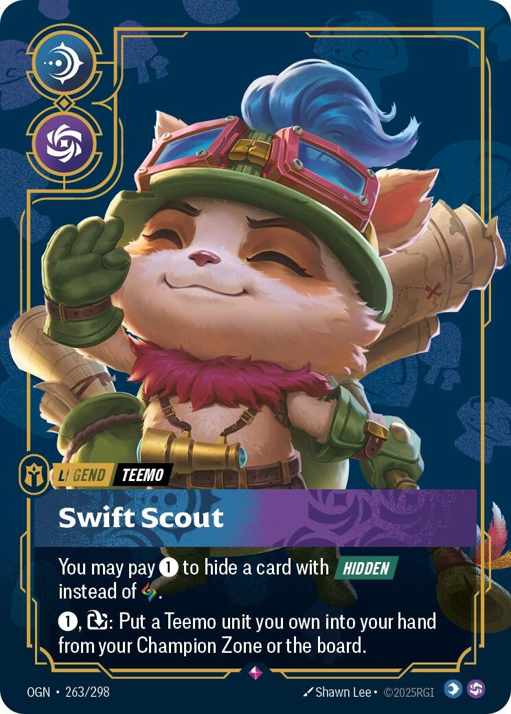 Image for Teemo - Swift Scout [263/298] - Riftbound: League of Legends Trading Card Game