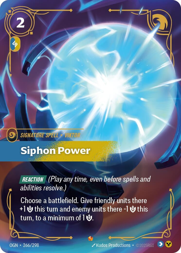 Image for Siphon Power [266/298] - Riftbound: League of Legends Trading Card Game