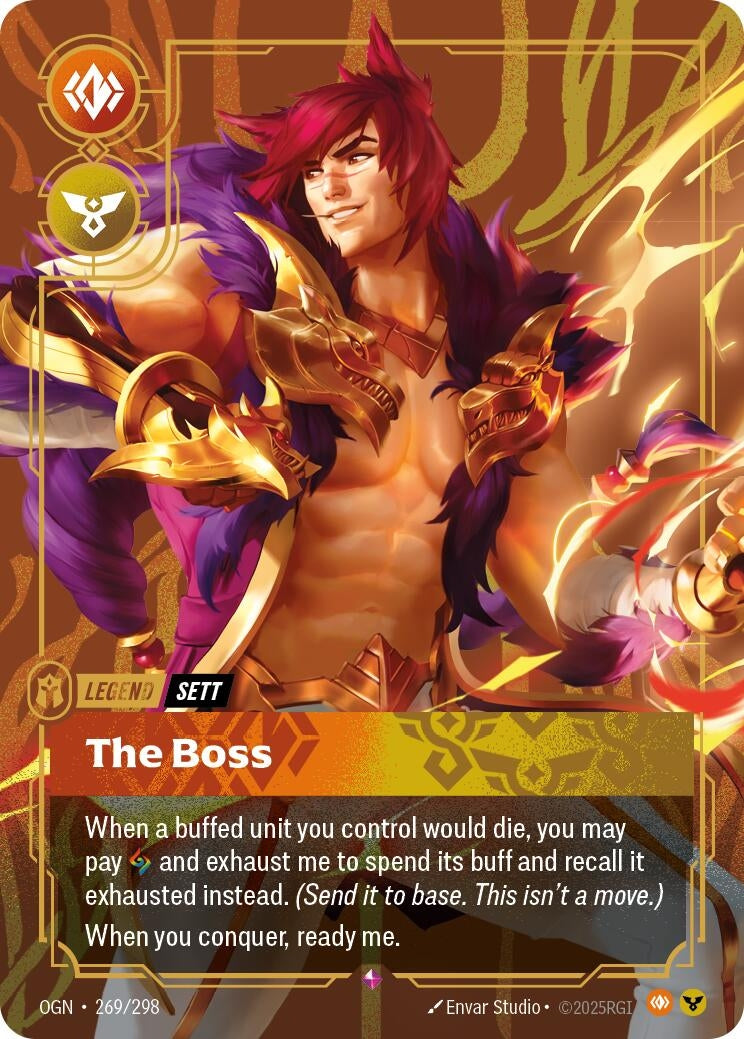 Image for Sett - The Boss [269/298] - Riftbound: League of Legends Trading Card Game
