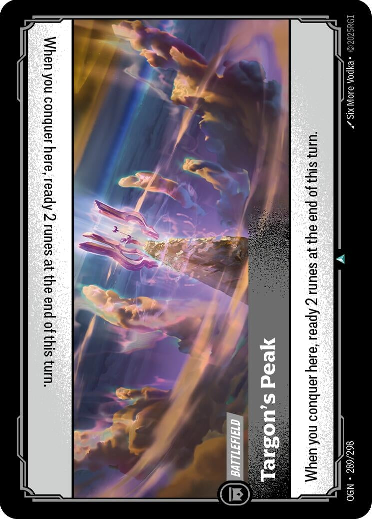 Image for Targon's Peak [289/298] - Riftbound: League of Legends Trading Card Game