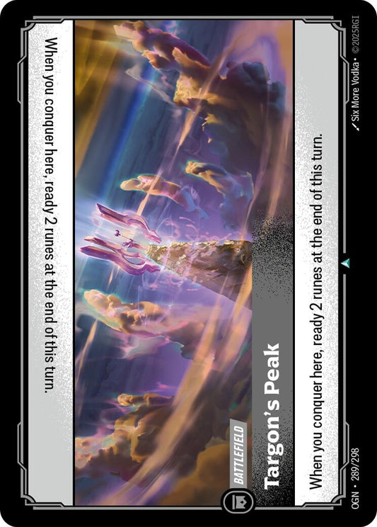Image for Targon's Peak [289/298] - Riftbound: League of Legends Trading Card Game