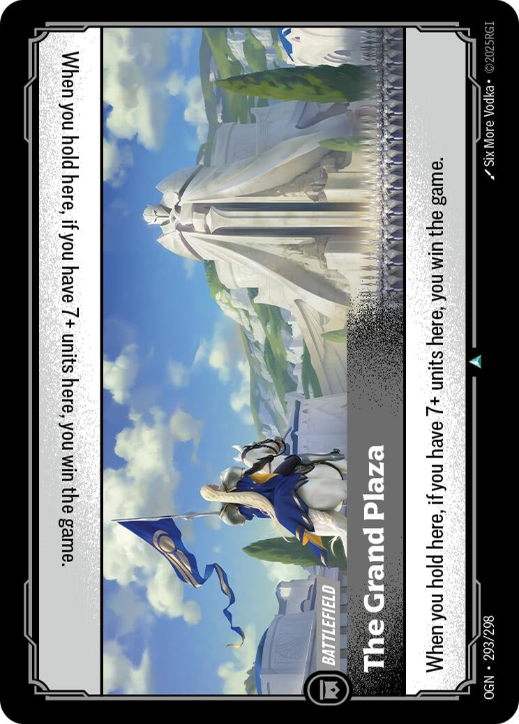 Image for The Grand Plaza [293/298] - Riftbound: League of Legends Trading Card Game
