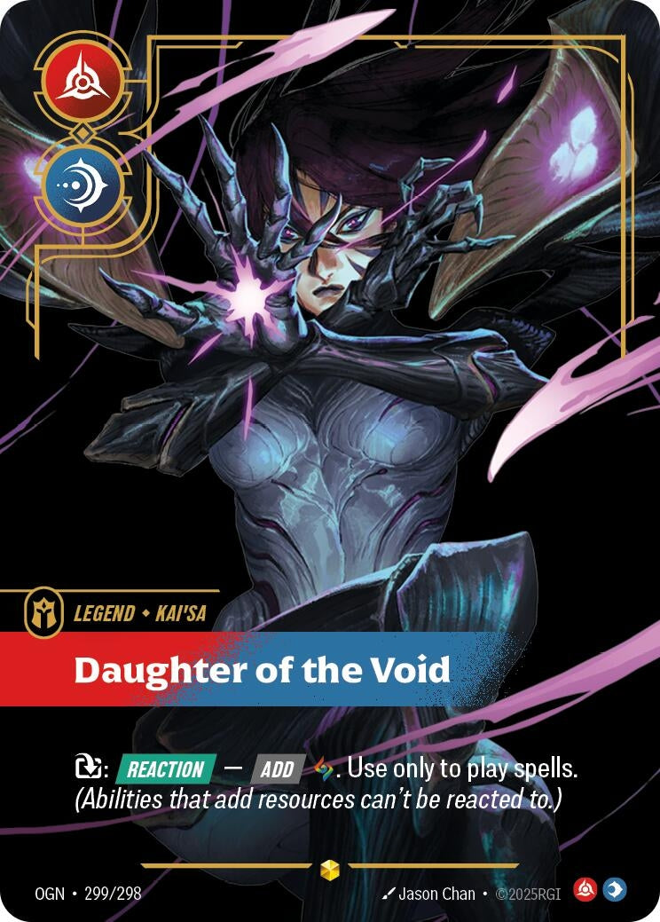 Image for Kai'Sa - Daughter of the Void (Overnumbered) [299/298] - Riftbound: League of Legends Trading Card Game