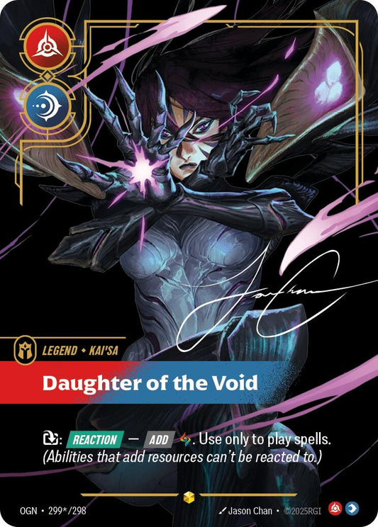 Image for Kai'Sa - Daughter of the Void (Signature) [299*/298] - Riftbound: League of Legends Trading Card Game