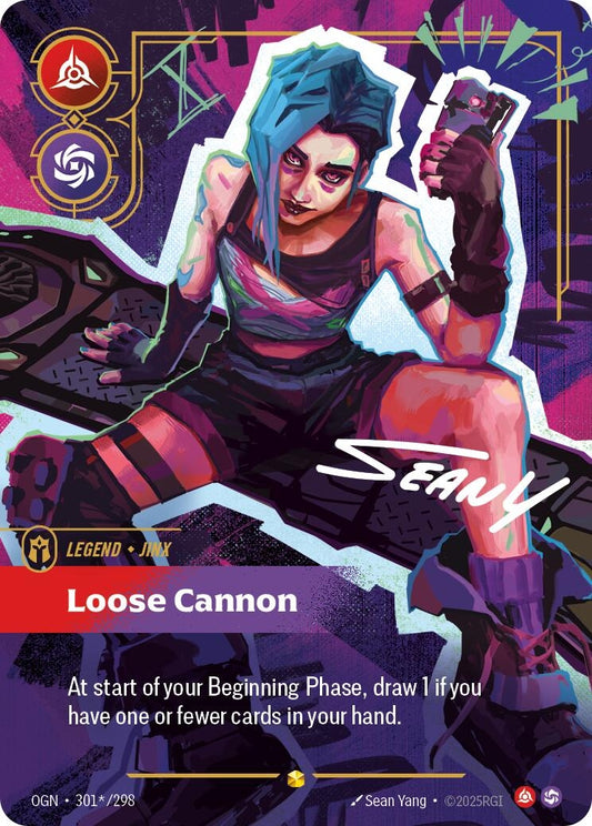 Image for Jinx - Loose Cannon (Signature) [301*/298] - Riftbound: League of Legends Trading Card Game