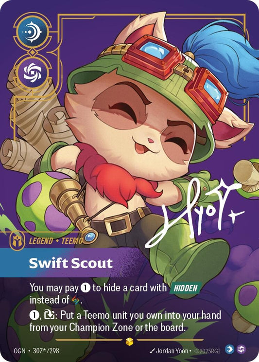 Image for Teemo - Swift Scout (Signature) [307*/298] - Riftbound: League of Legends Trading Card Game