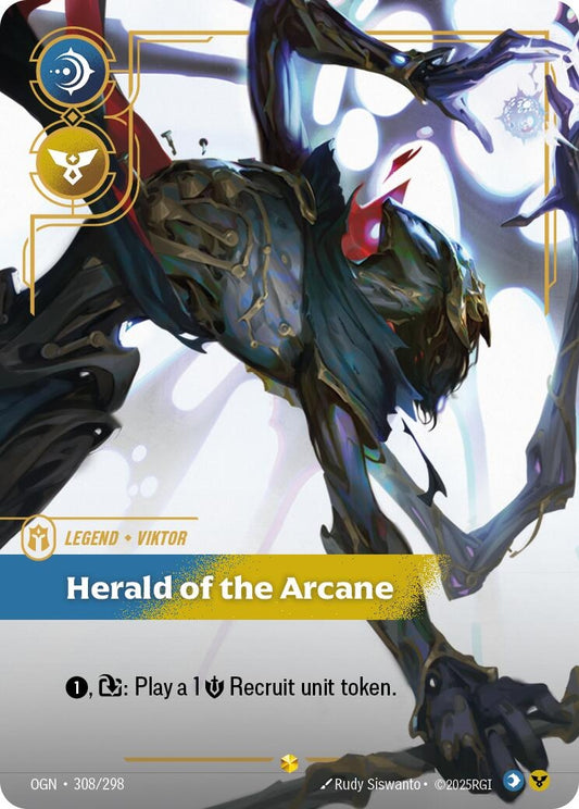 Image for Viktor - Herald of the Arcane (Overnumbered) [308/298] - Riftbound: League of Legends Trading Card Game