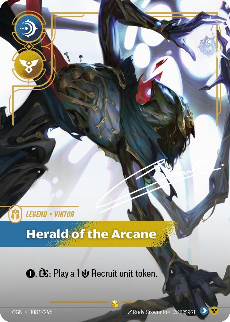 Image for Viktor - Herald of the Arcane (Signature) [308*/298] - Riftbound: League of Legends Trading Card Game