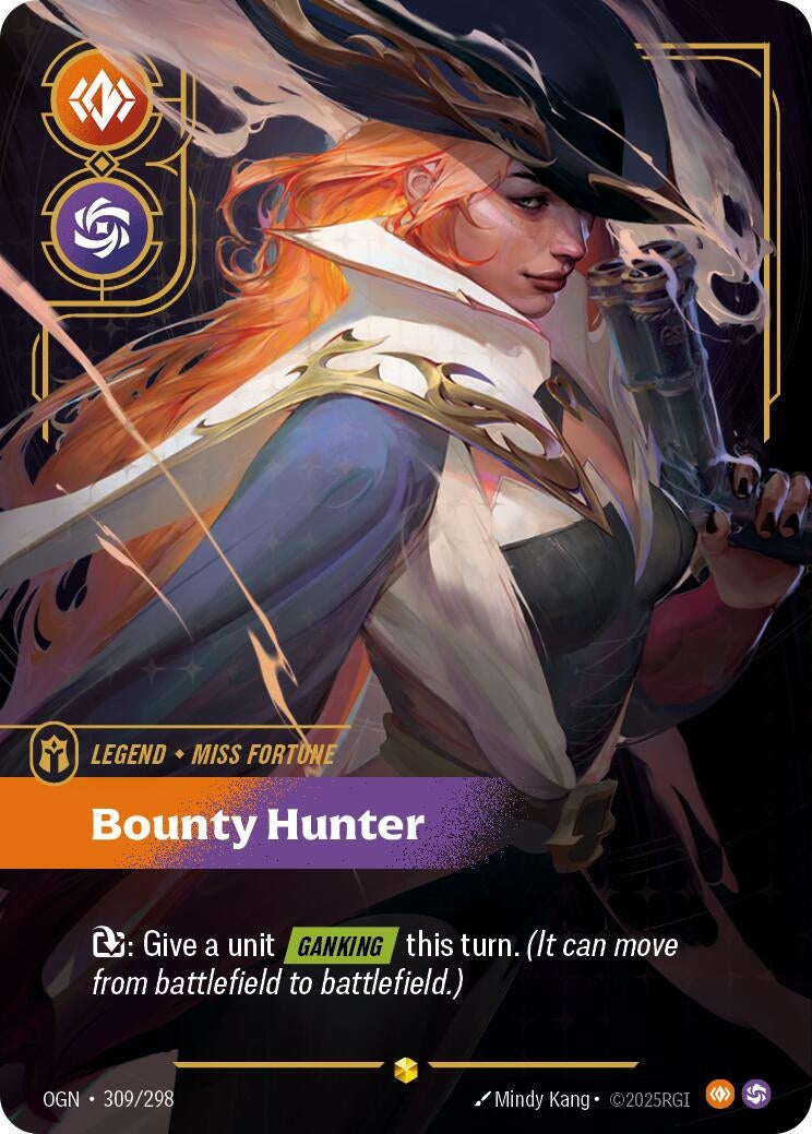 Image for Miss Fortune - Bounty Hunter (Overnumbered) [309/298] - Riftbound: League of Legends Trading Card Game