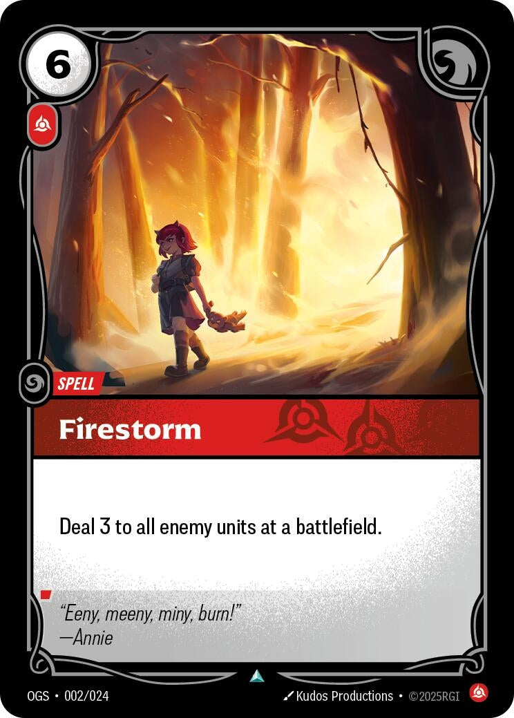 Image for Firestorm [002/024] - Riftbound: League of Legends Trading Card Game
