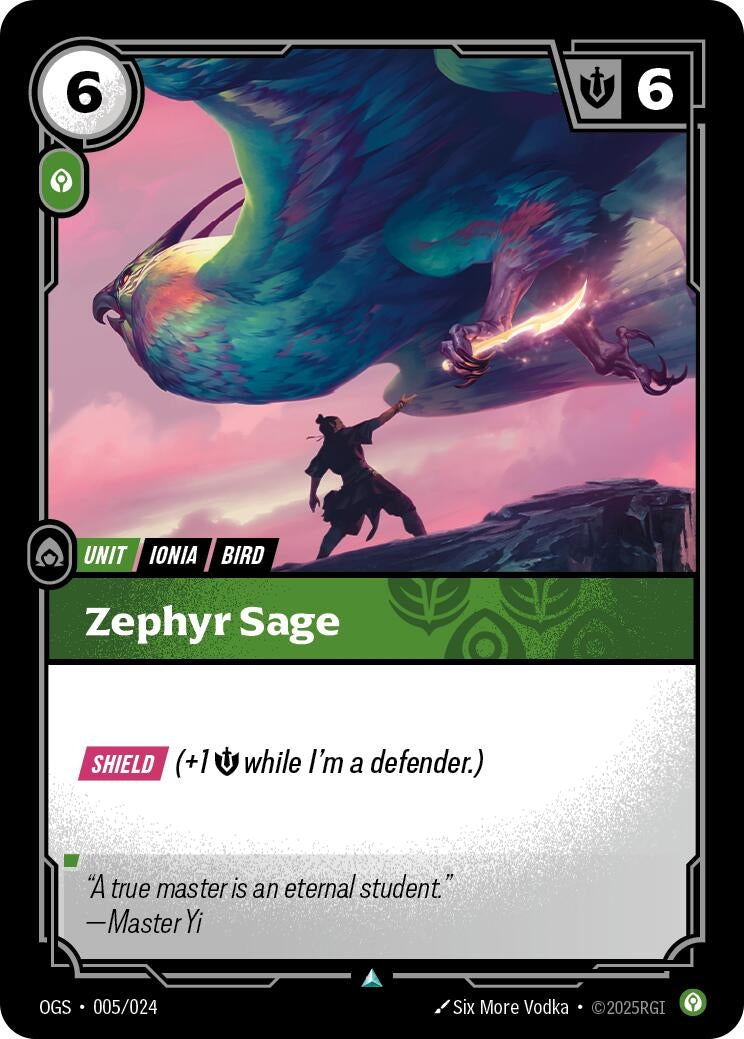 Image for Zephyr Sage [005/024] - Riftbound: League of Legends Trading Card Game