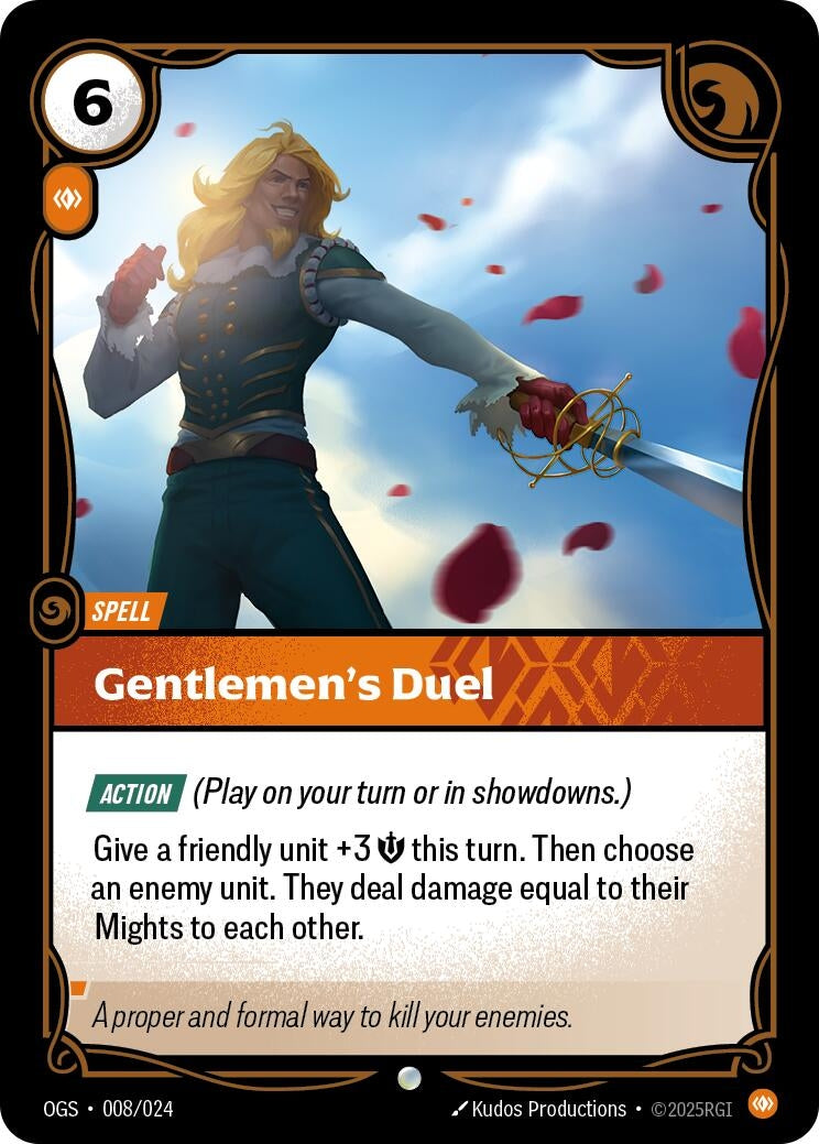 Image for Gentlemen's Duel [008/024] - Riftbound: League of Legends Trading Card Game