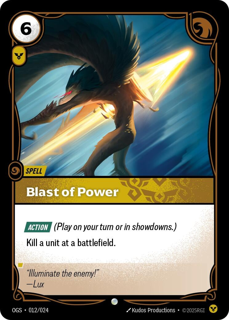 Image for Blast of Power [012/024] - Riftbound: League of Legends Trading Card Game