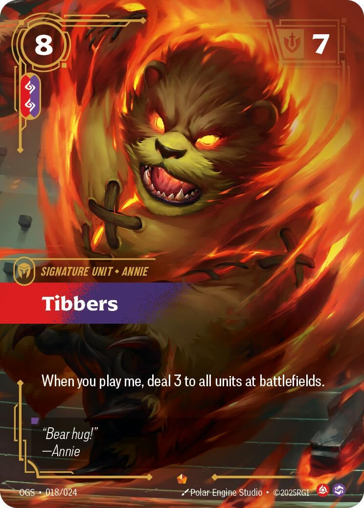 Image for Tibbers [018/024] - Riftbound: League of Legends Trading Card Game