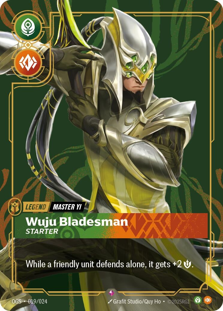 Image for Master Yi - Wuju Bladesman (Starter) [019/024] - Riftbound: League of Legends Trading Card Game