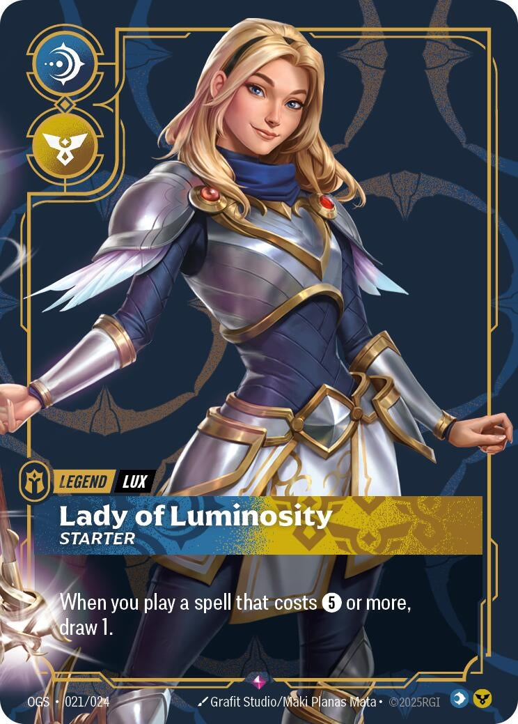 Image for Lux - Lady of Luminosity (Starter) [021/024] - Riftbound: League of Legends Trading Card Game