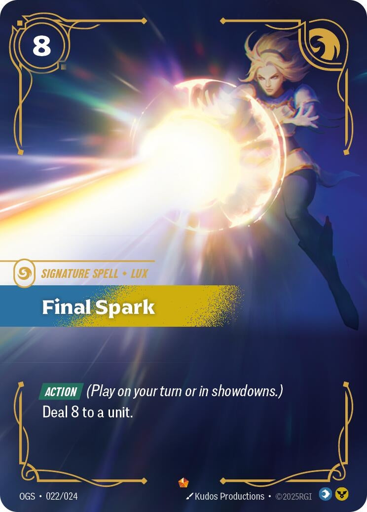 Image for Final Spark [022/024] - Riftbound: League of Legends Trading Card Game